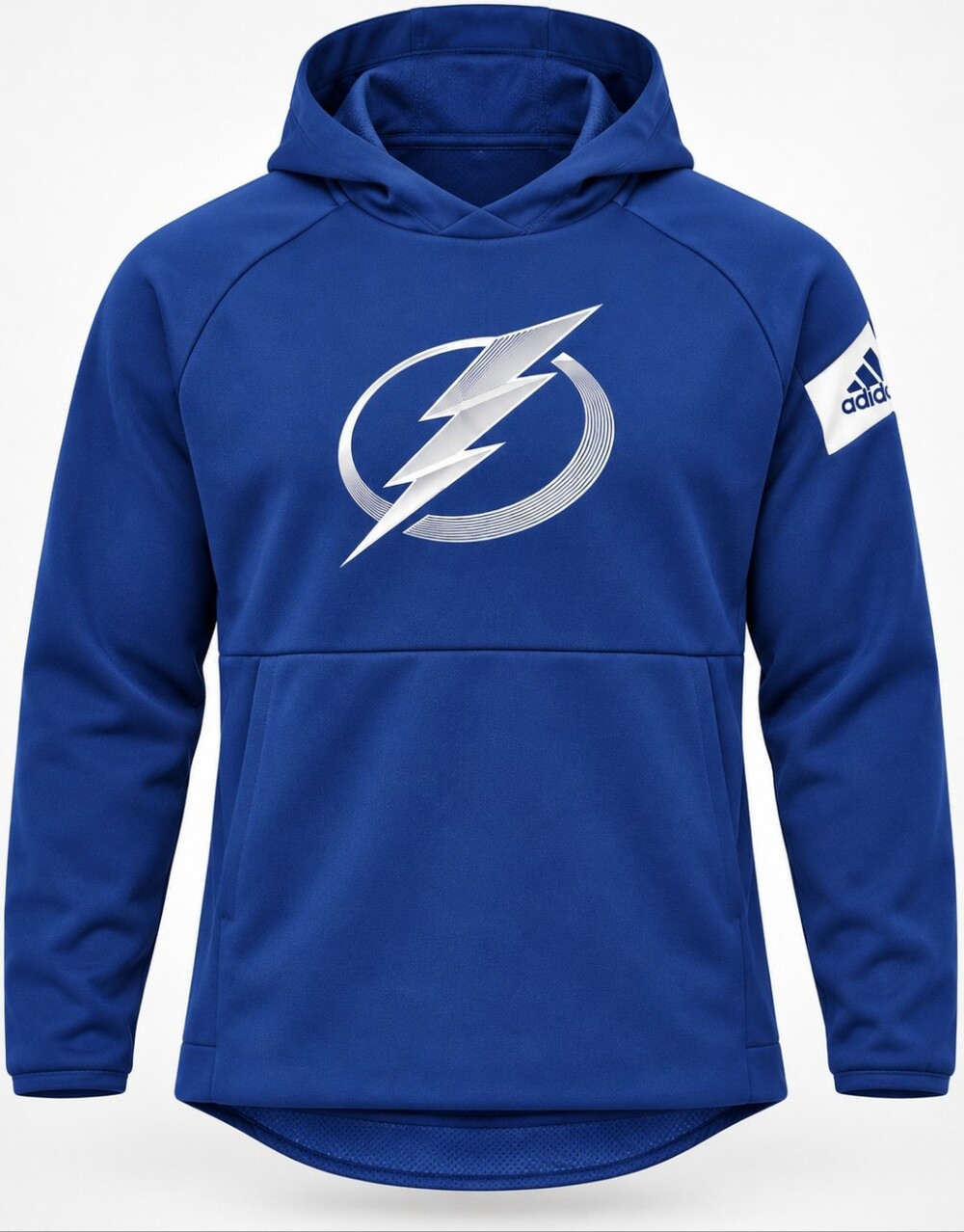 Adidas Tampa Bay Lightning Hoodie Mens M Blue NHL Hockey Pullover Performance